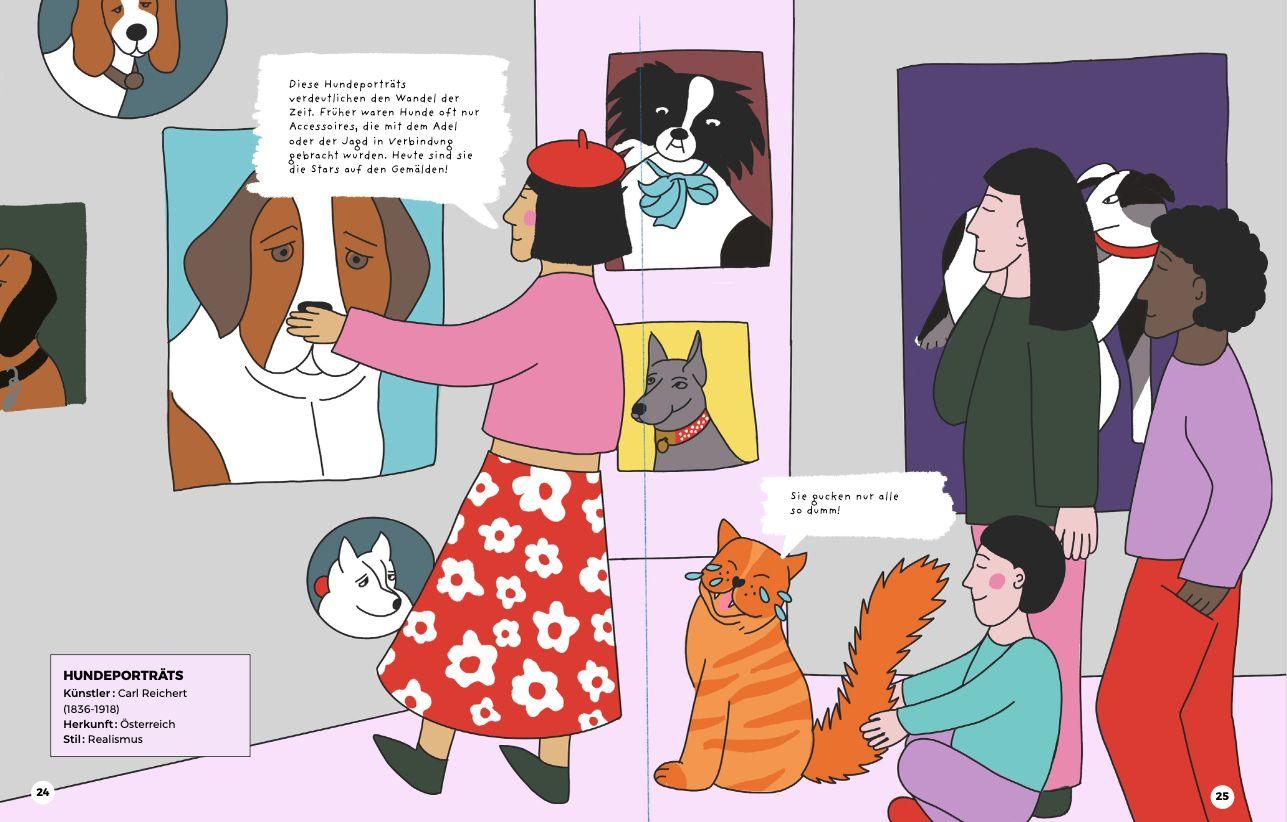 Beispielinhalt (Bild) Bunte Hunde