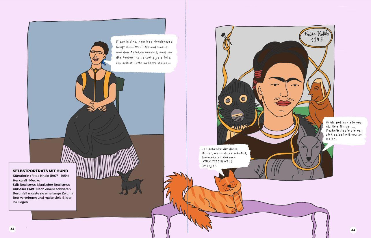 Beispielinhalt (Bild) Bunte Hunde