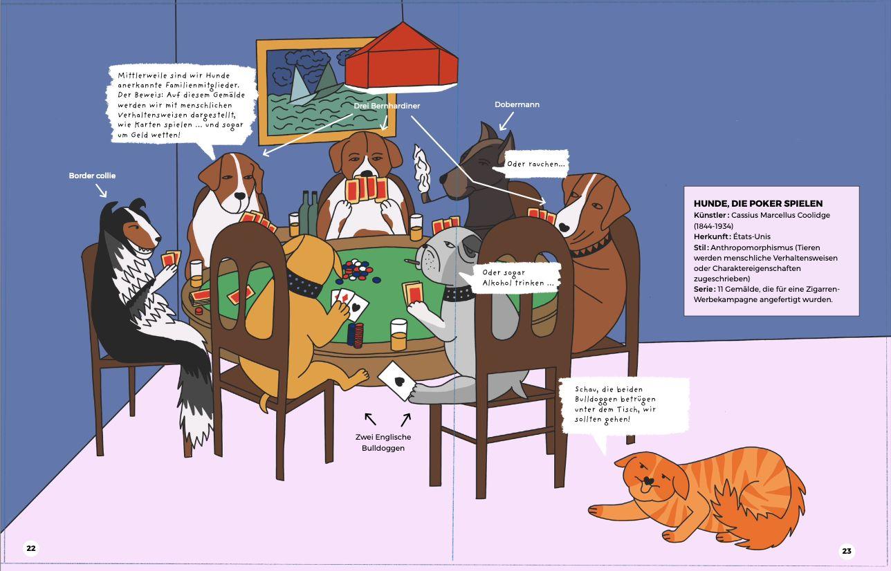 Beispielinhalt (Bild) Bunte Hunde