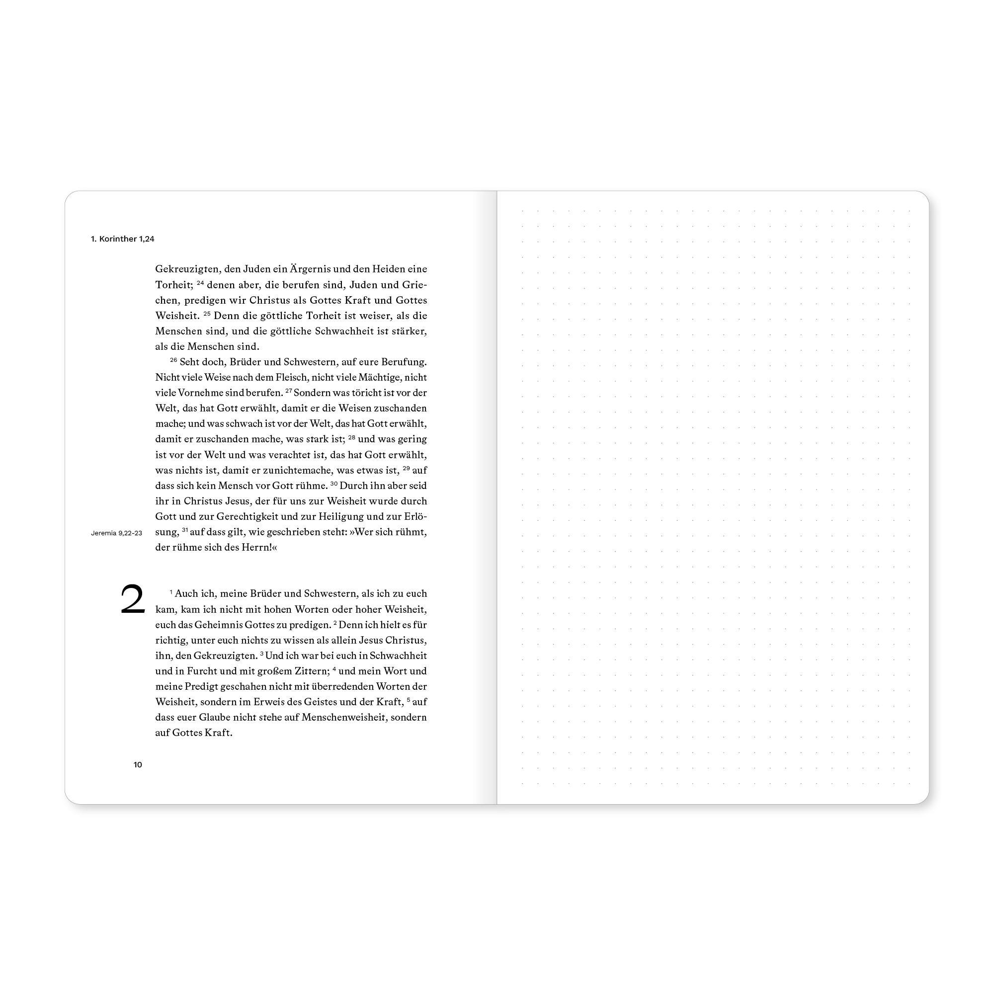 Beispielinhalt (Bild) 1. Korinther (Bibeljournal)