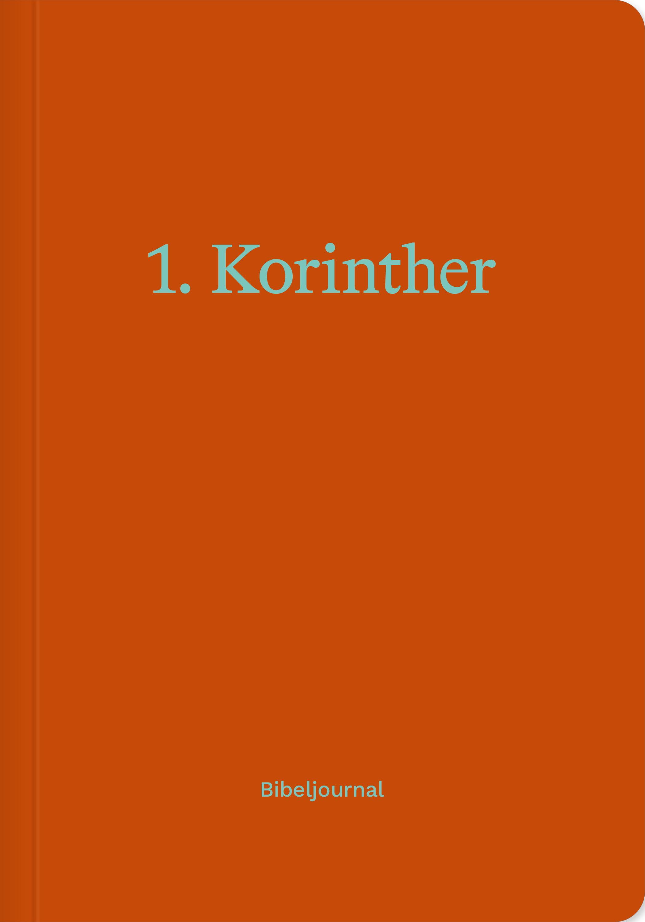 Vorderes Coverbild 1. Korinther (Bibeljournal)