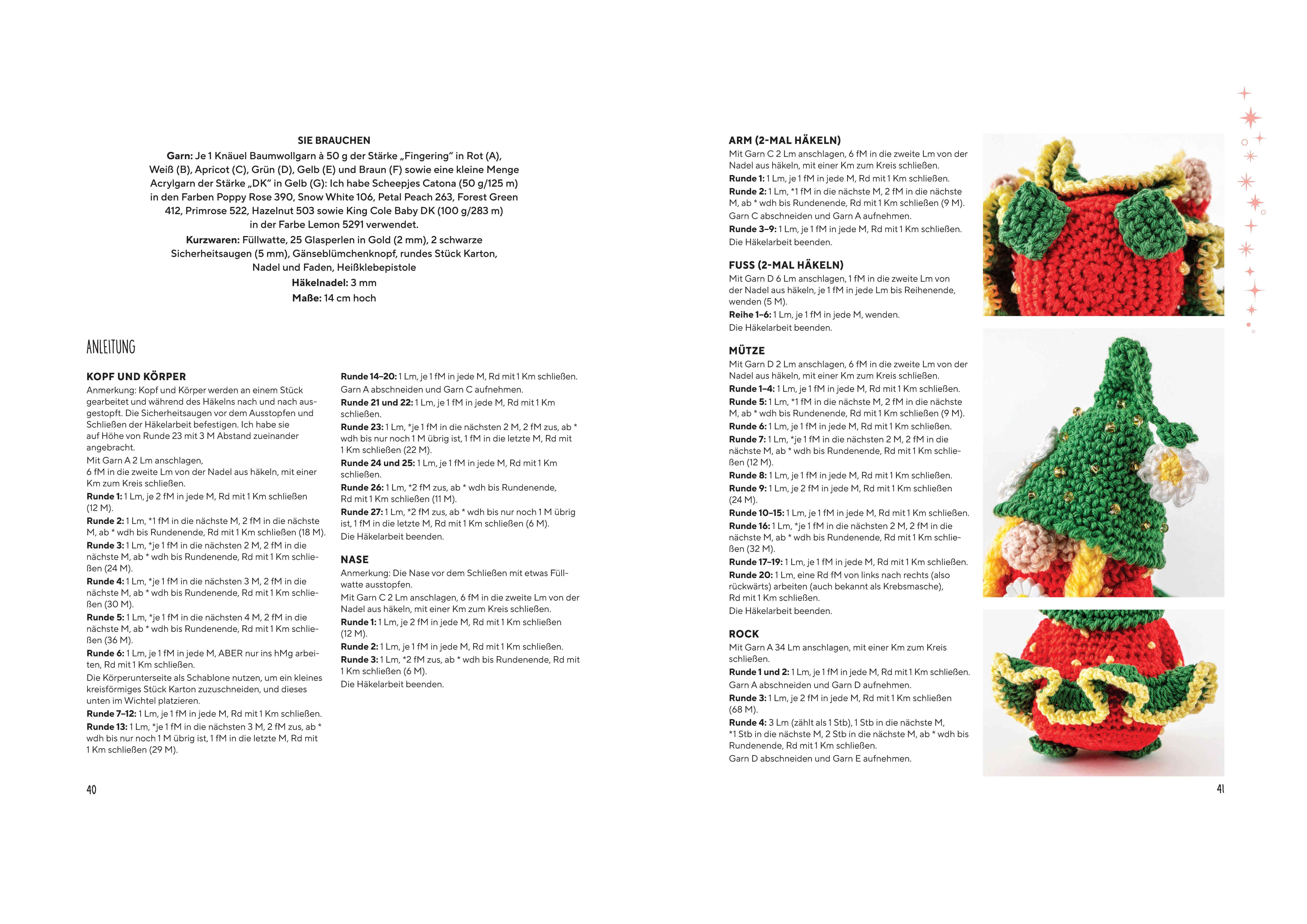 Beispielinhalt (Bild) Witzige Wichtel zum Häkeln - 20 megasüße Wichtel für alle Anlässe