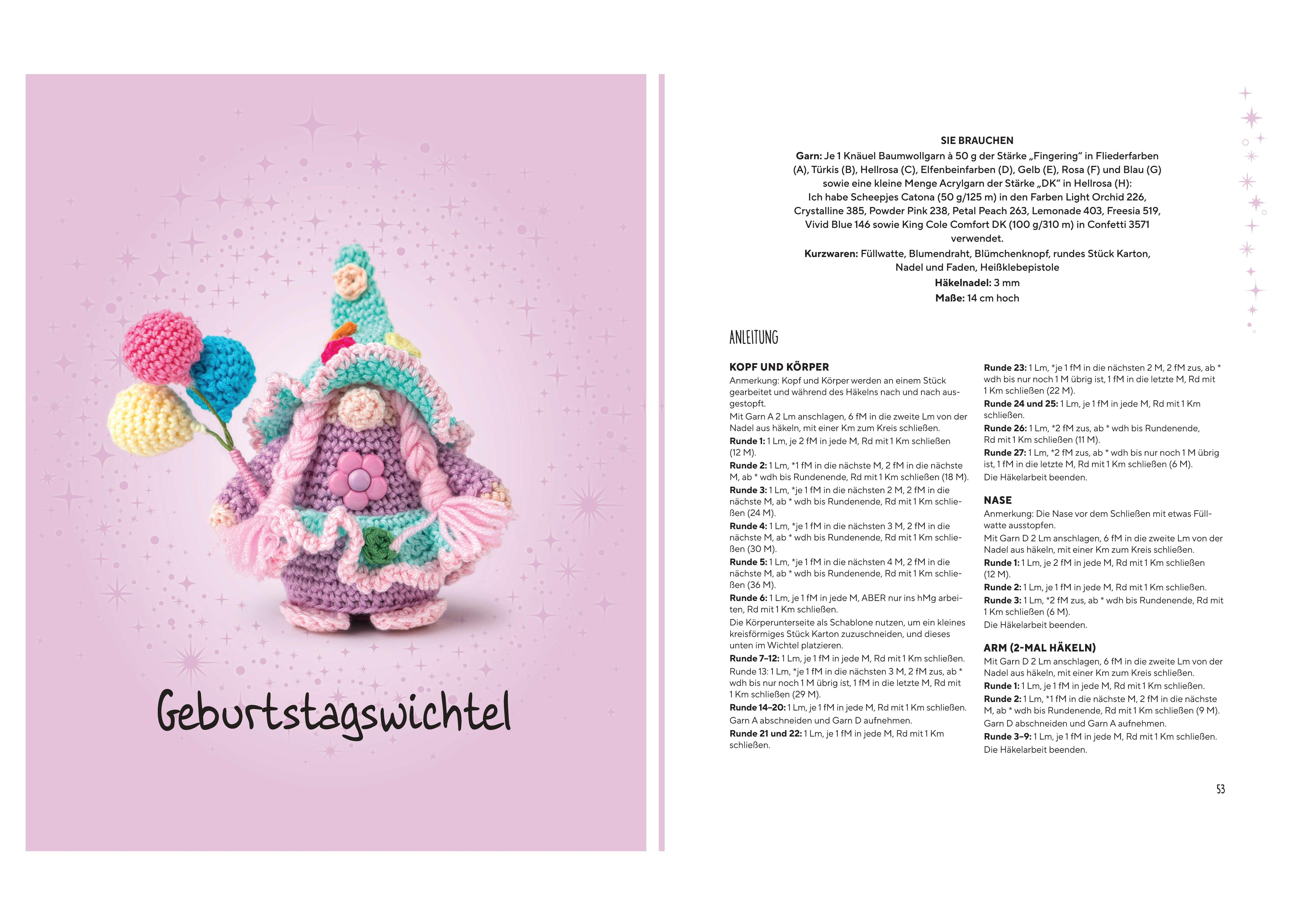 Beispielinhalt (Bild) Witzige Wichtel zum Häkeln - 20 megasüße Wichtel für alle Anlässe