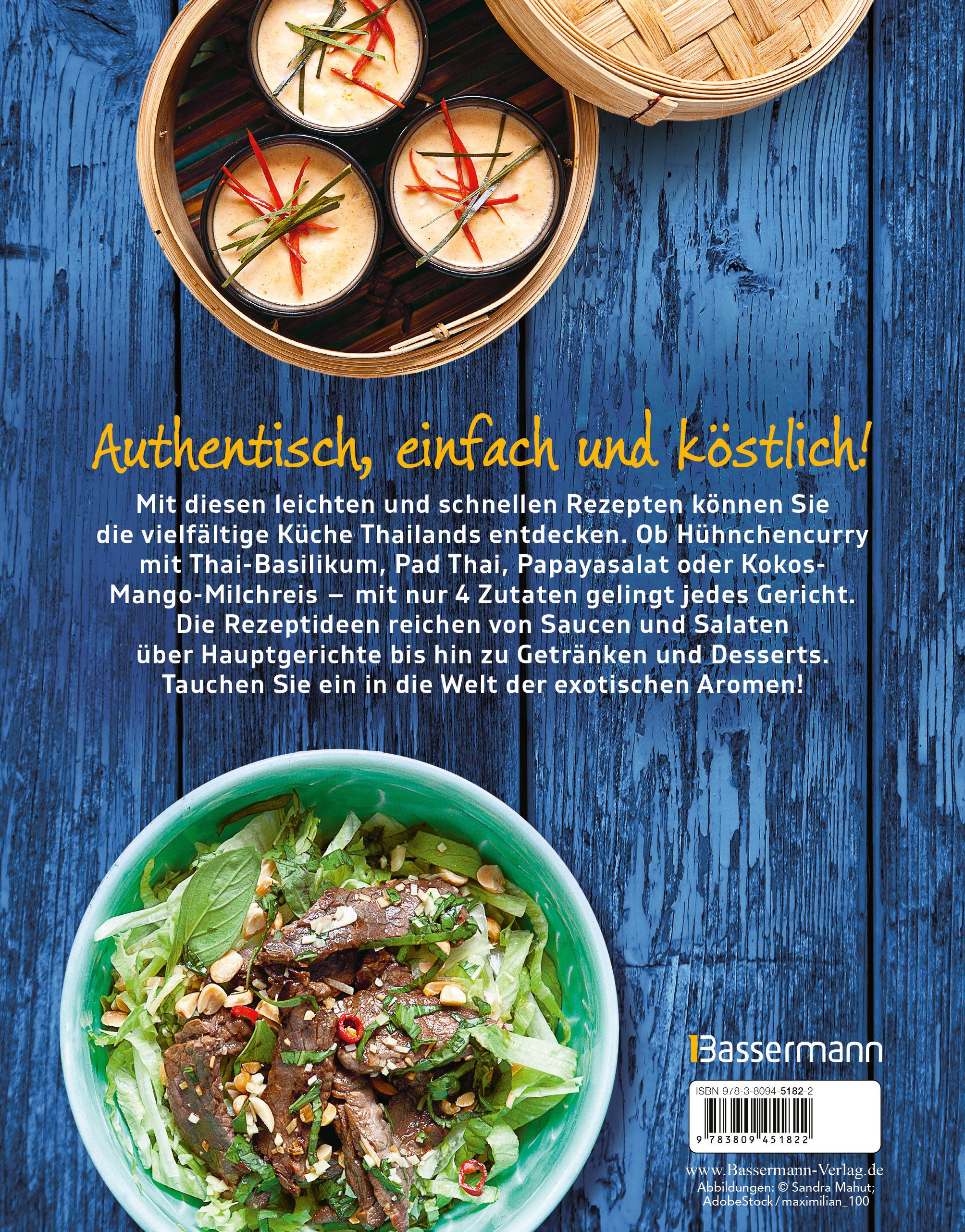 Beispielinhalt (Bild) Thailändisch kochen mit nur 4 Zutaten - Schnell und einfach