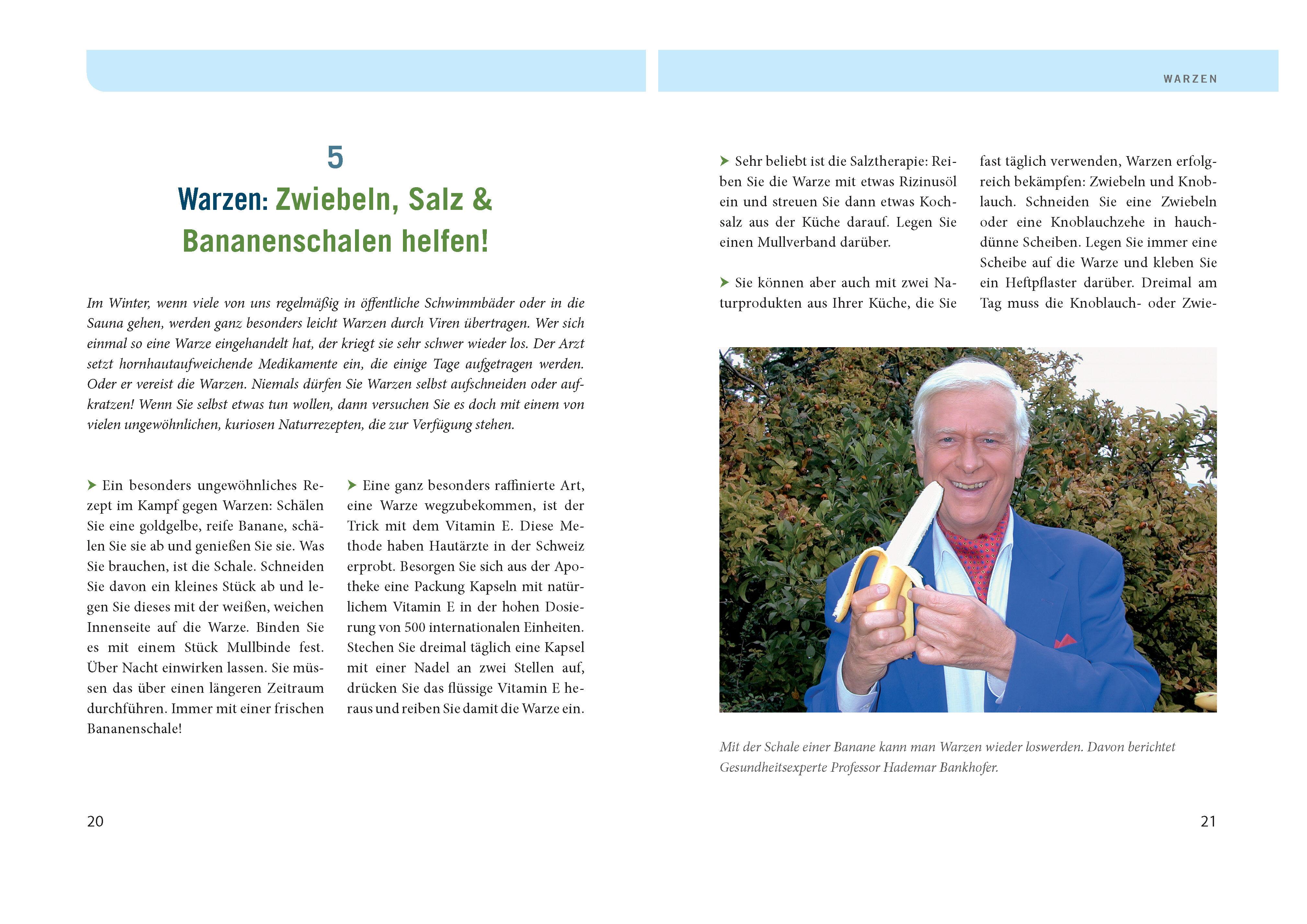 Beispielinhalt (Bild) Bratäpfel gegen Heiserkeit - Die ungewöhnlichsten Gesundheitstipps und Rezepte