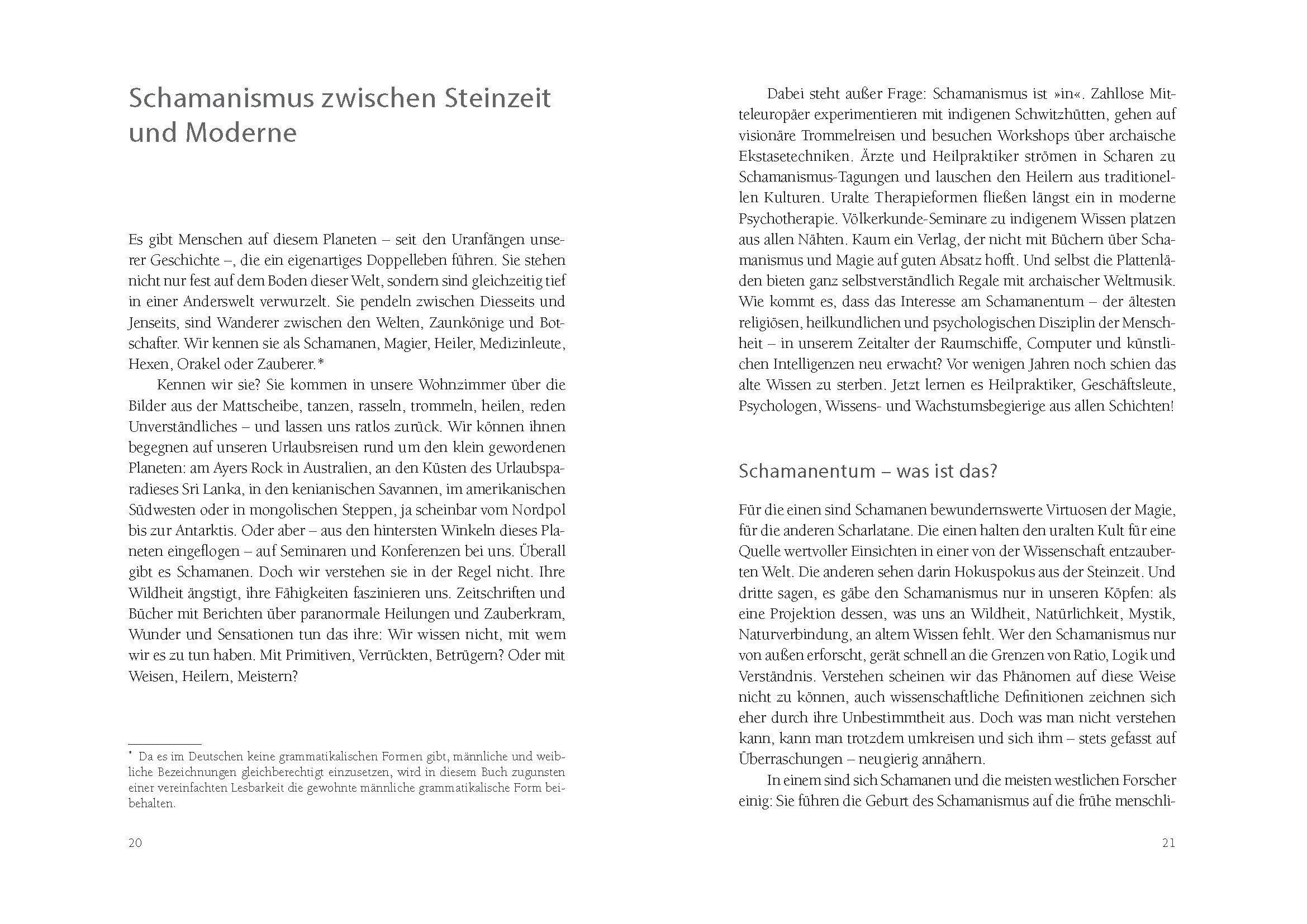 Beispielinhalt (Bild) Schamanisches Wissen für eine neue Zeit