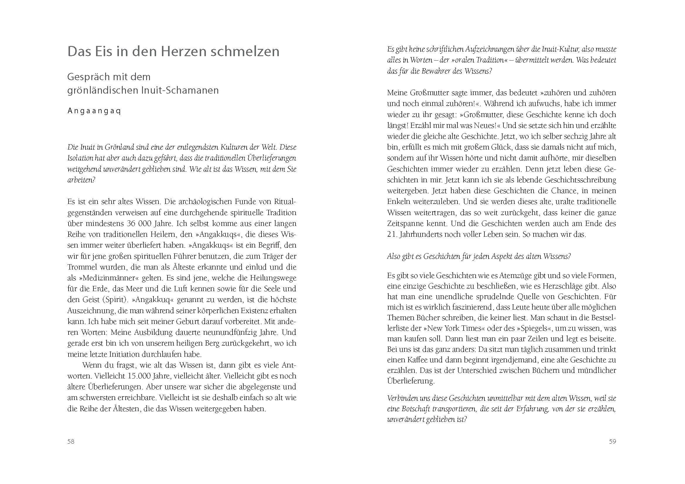 Beispielinhalt (Bild) Schamanisches Wissen für eine neue Zeit