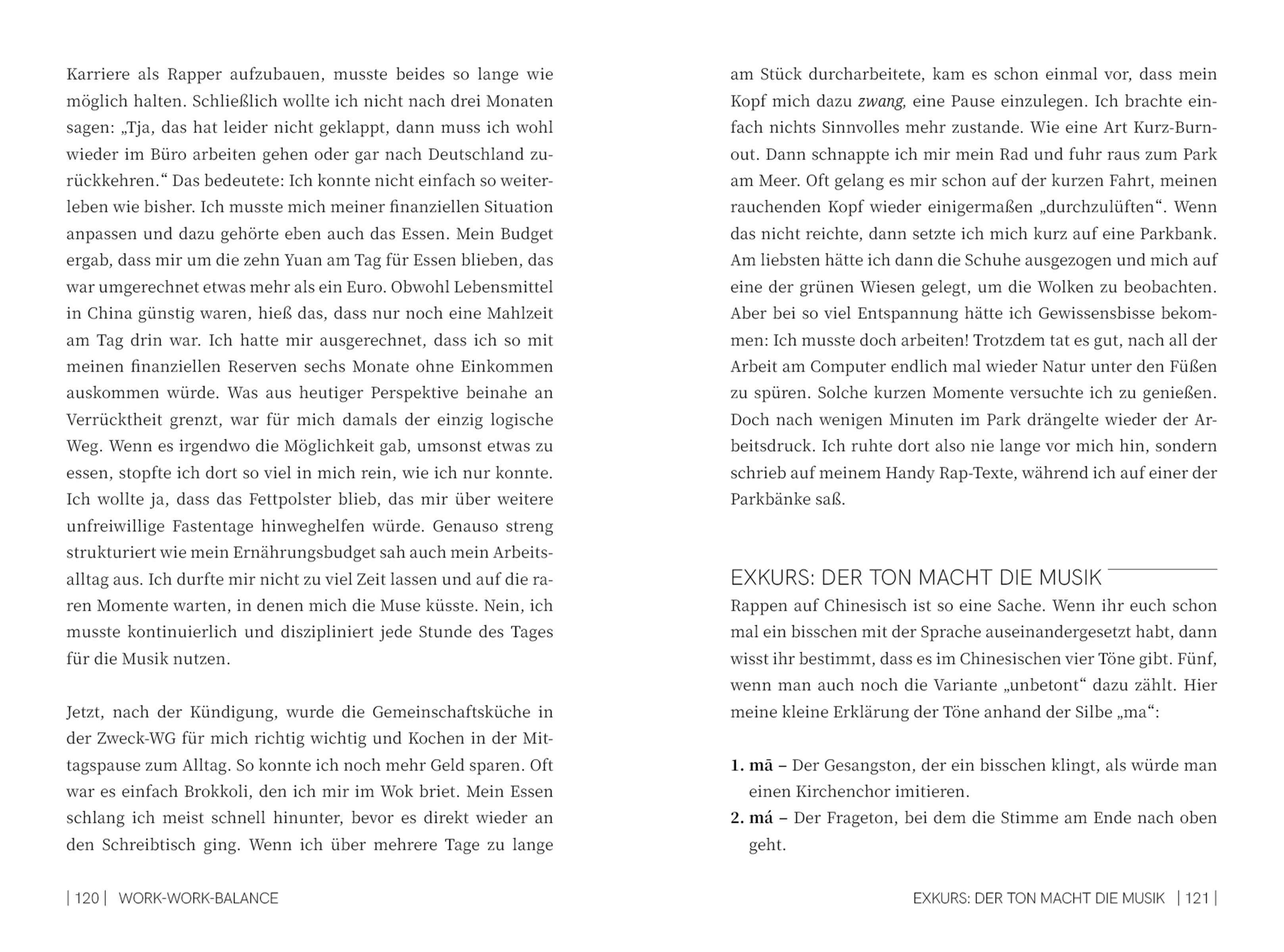 Beispielinhalt (Bild) Vom Tellerwäscher zum China Rapper