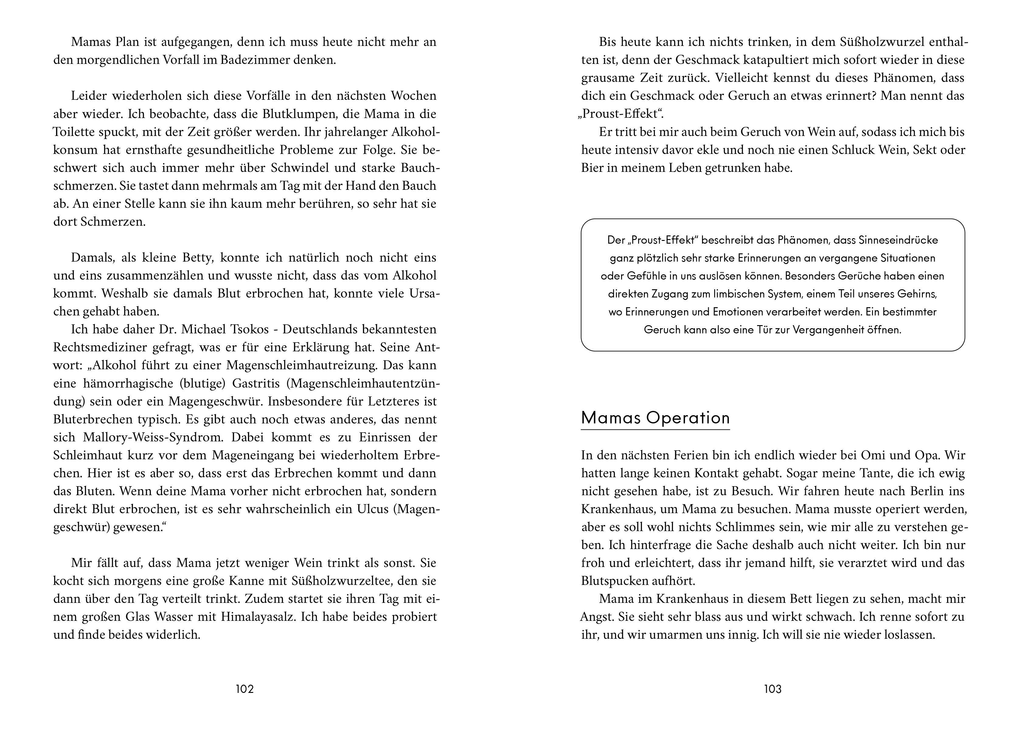 Beispielinhalt (Bild) Sag, die blauen Flecke kommen vom Spielen