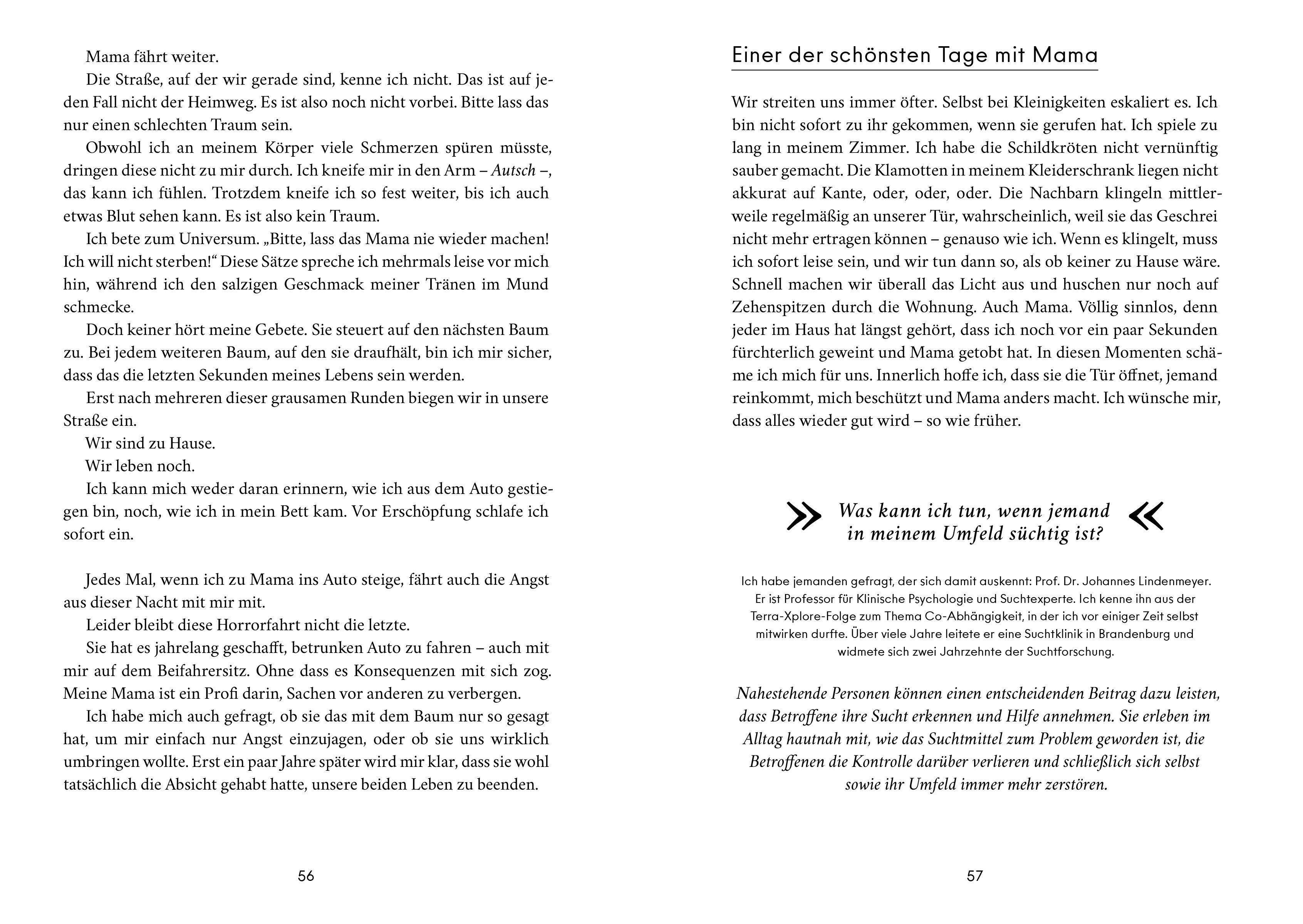 Beispielinhalt (Bild) Sag, die blauen Flecke kommen vom Spielen