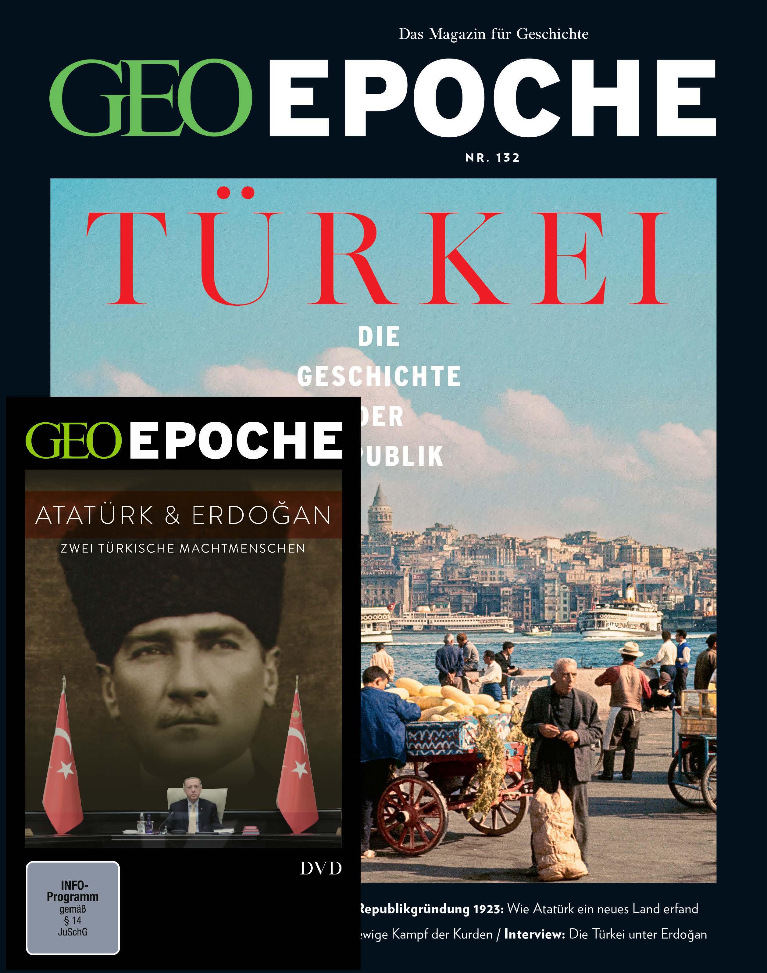 Vorderes Coverbild GEO Epoche mit DVD 132/2025 - Die Geschichte der Türkei