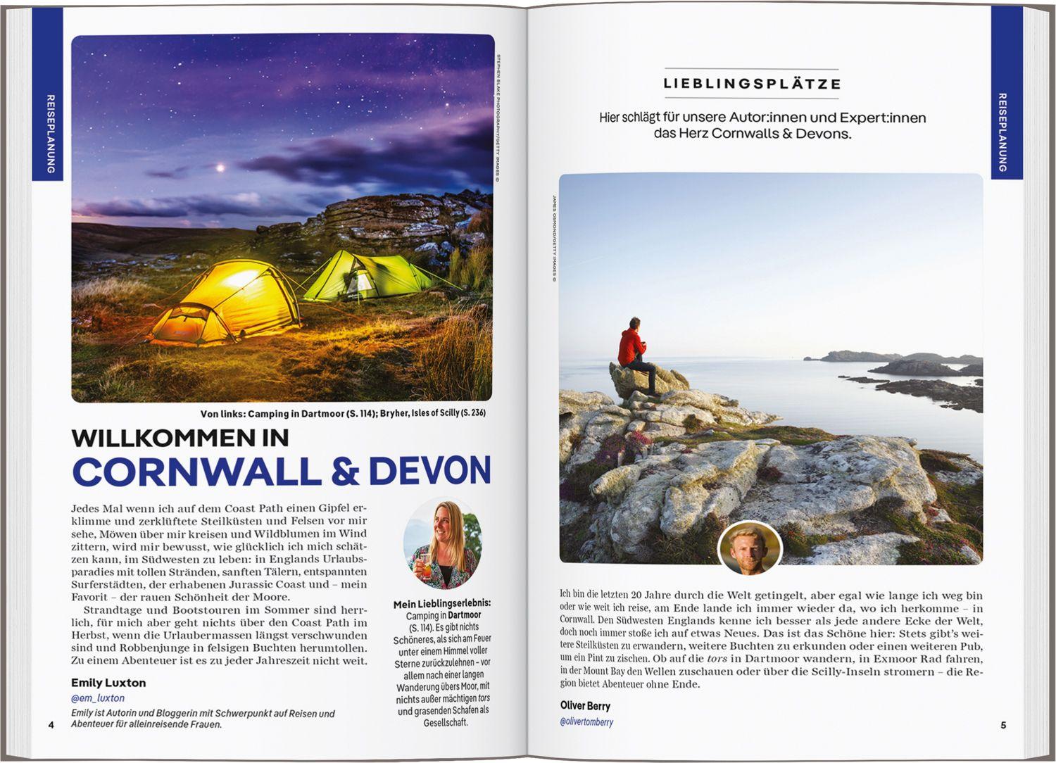 Beispielinhalt (Bild) LONELY PLANET Reiseführer Cornwall & Devon