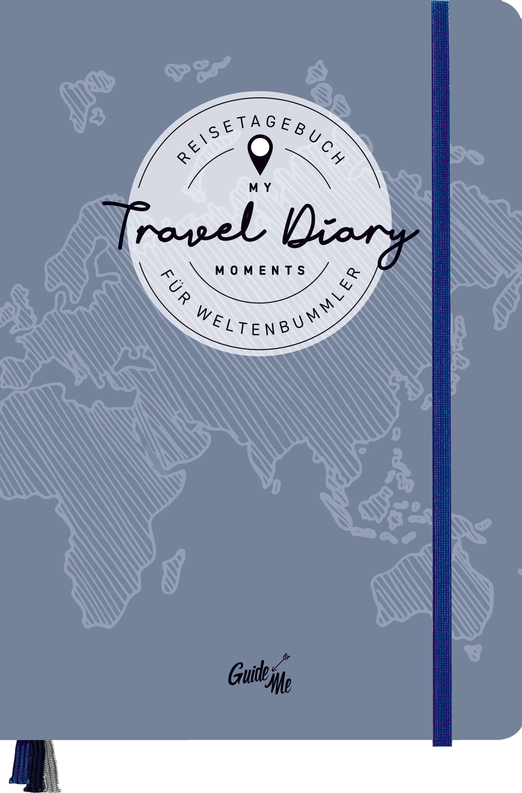 Vorderes Coverbild GuideMe Reisetagebuch Travel Diary "Welt"