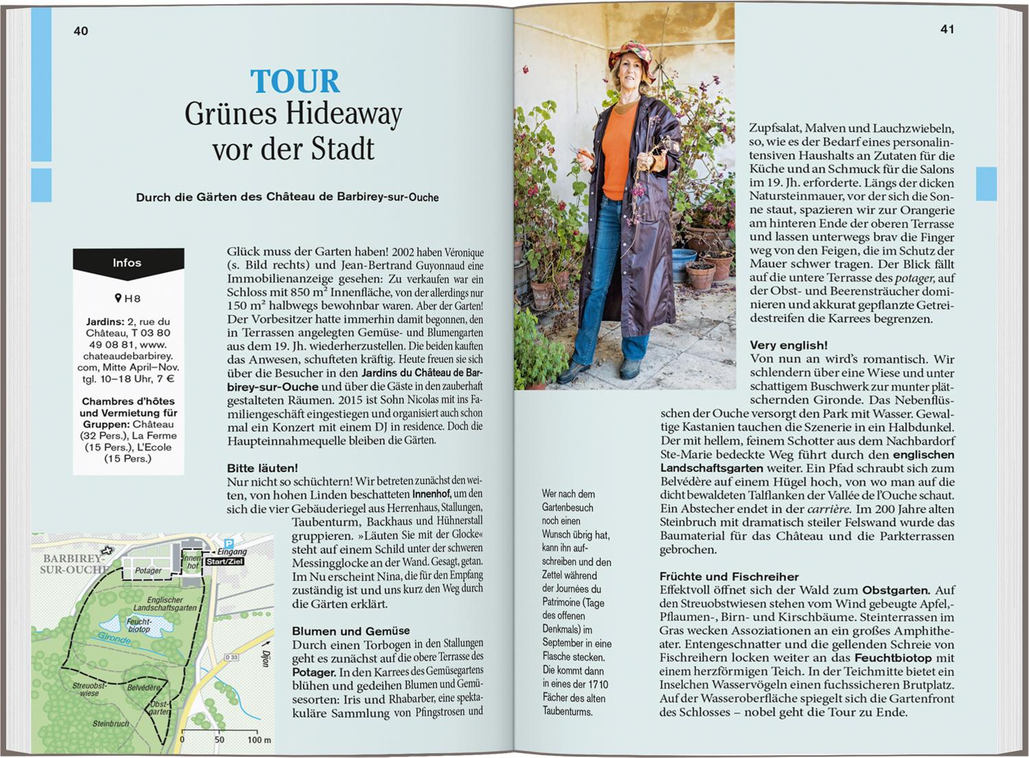 Beispielinhalt (Bild) DUMONT Reise-Taschenbuch Reiseführer Burgund