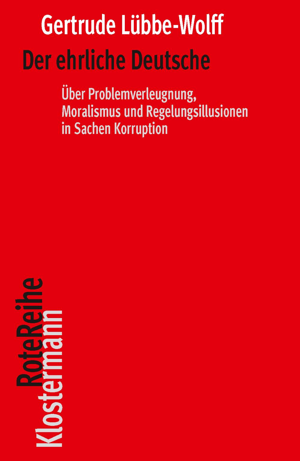 Vorderes Coverbild Der ehrliche Deutsche