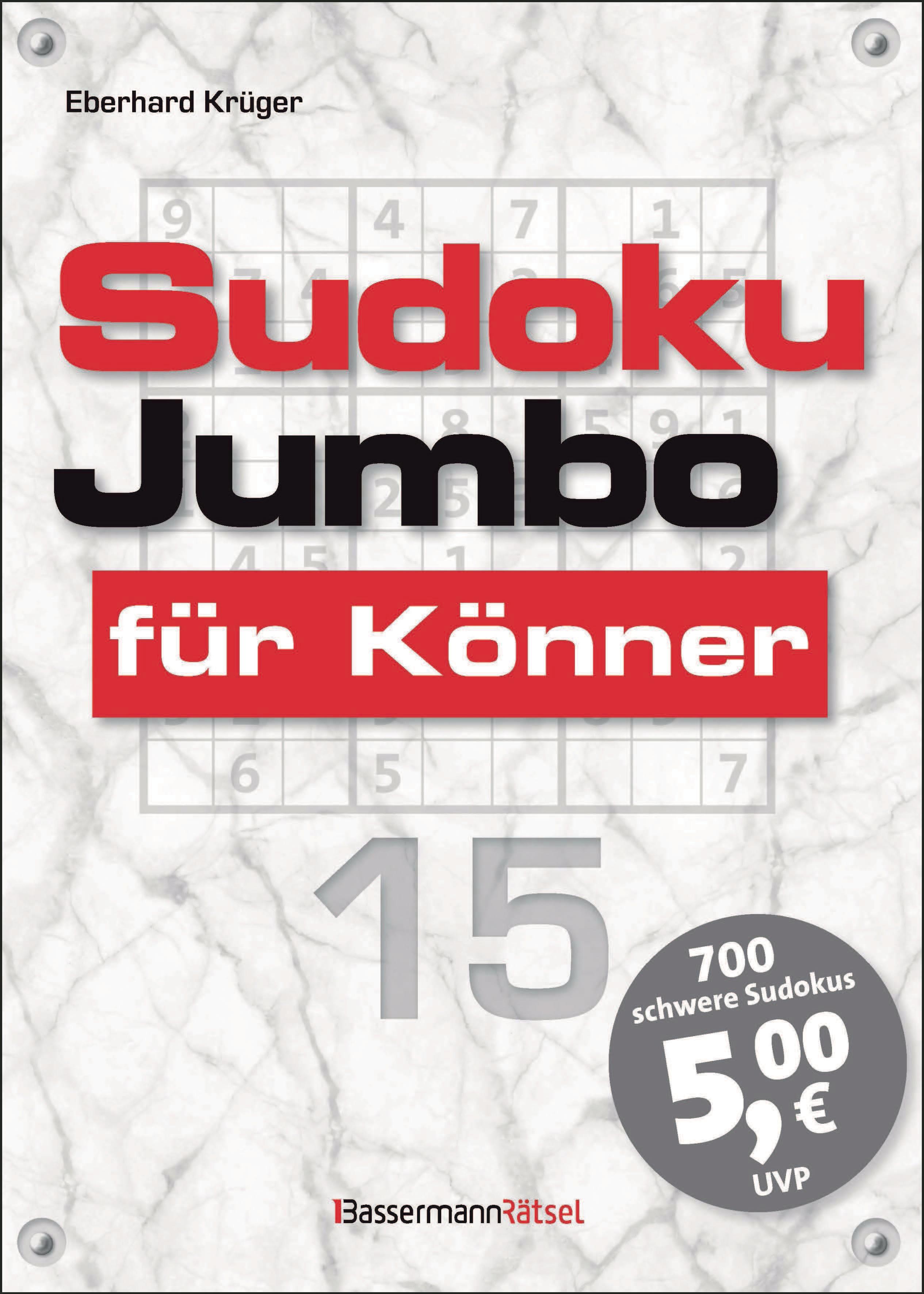 Vorderes Coverbild Sudokujumbo für Könner 15