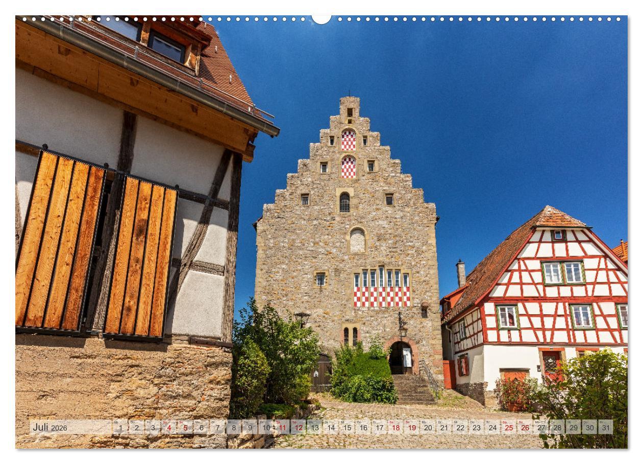 Beispielinhalt (Bild) Bad Wimpfen - Historisches Juwel am Neckar (hochwertiger Premium Wandkalender 2026 DIN A2 quer), Kunstdruck in Hochglanz