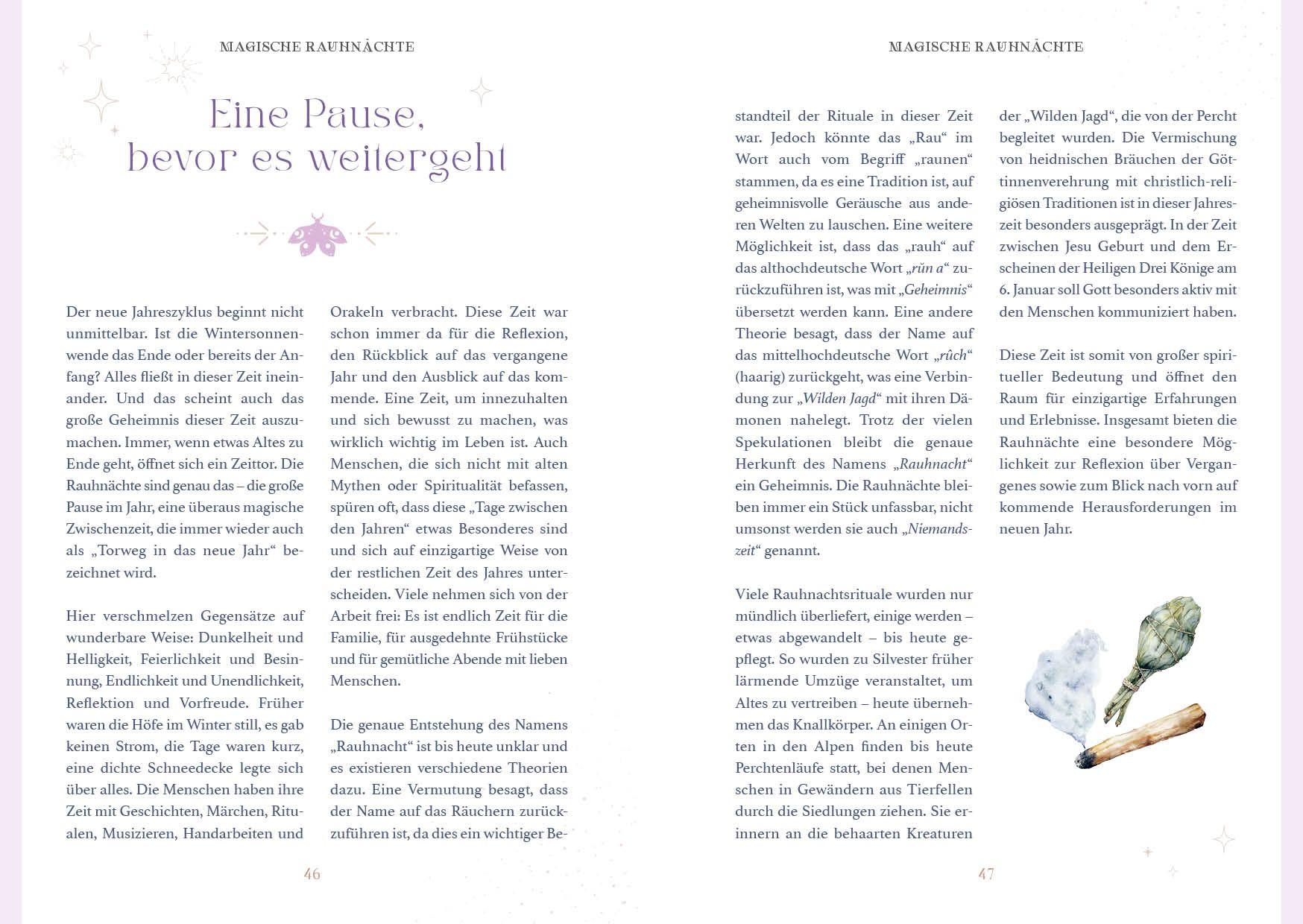 Beispielinhalt (Bild) Rauhnächte - Zauber der Zukunft