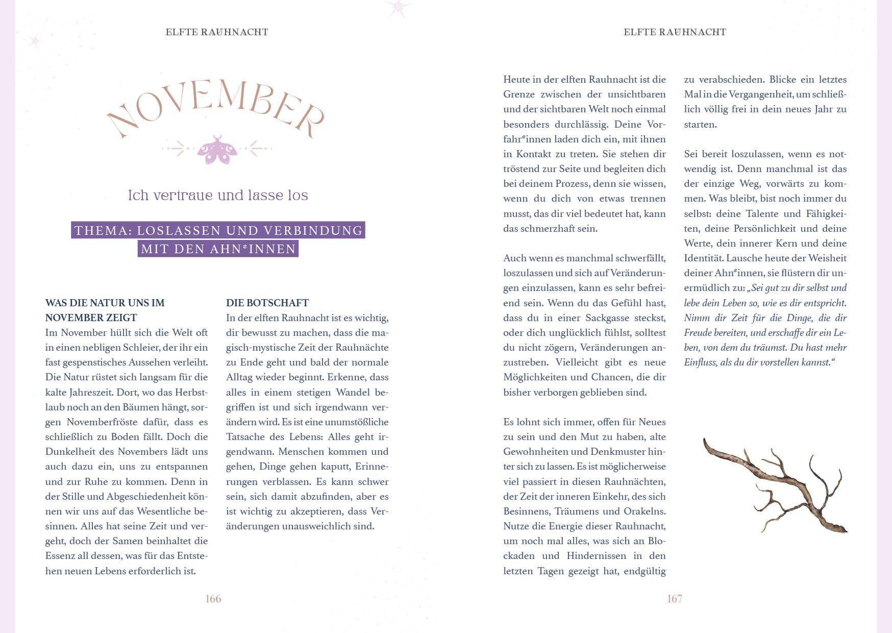 Beispielinhalt (Bild) Rauhnächte - Zauber der Zukunft