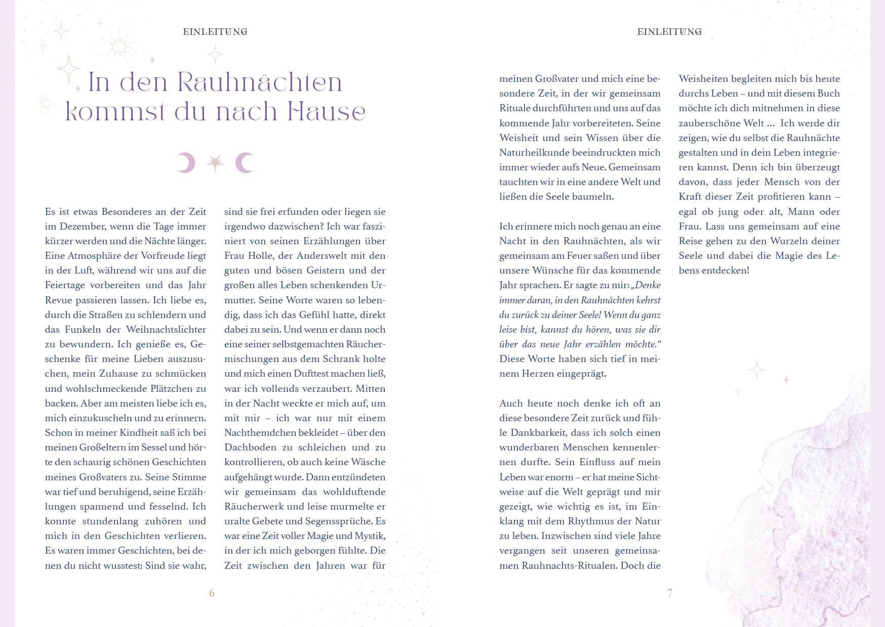 Beispielinhalt (Bild) Rauhnächte - Zauber der Zukunft