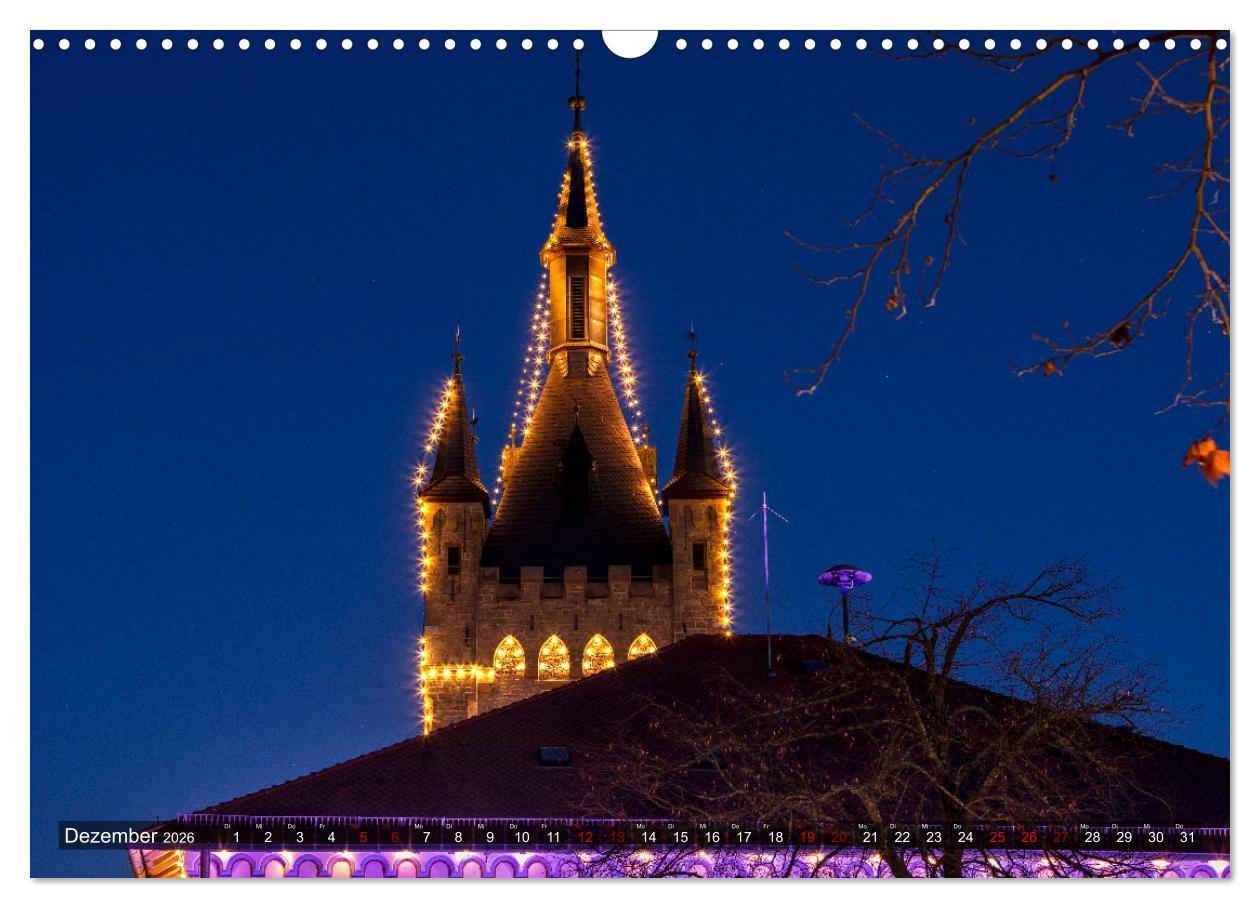 Beispielinhalt (Bild) Bad Wimpfen - Historisches Juwel am Neckar (Wandkalender 2026 DIN A3 quer), CALVENDO Monatskalender