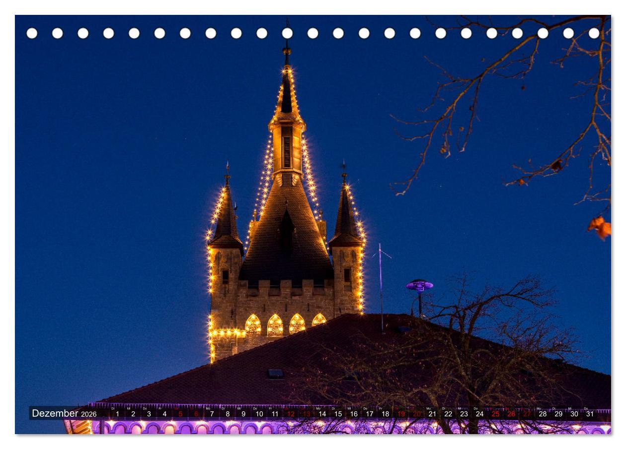 Beispielinhalt (Bild) Bad Wimpfen - Historisches Juwel am Neckar (Tischkalender 2026 DIN A5 quer), CALVENDO Monatskalender