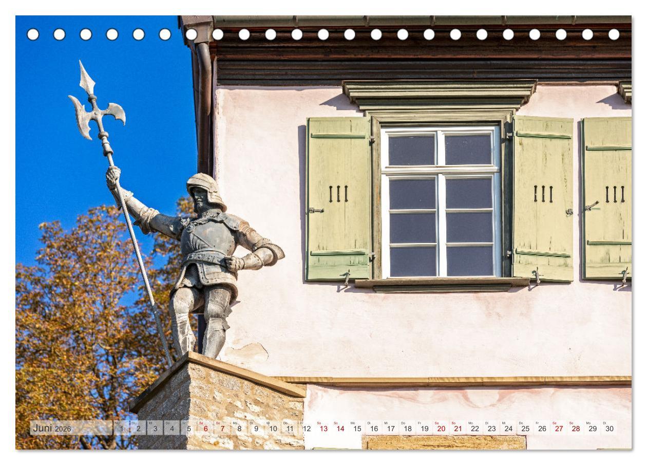 Beispielinhalt (Bild) Bad Wimpfen - Historisches Juwel am Neckar (Tischkalender 2026 DIN A5 quer), CALVENDO Monatskalender