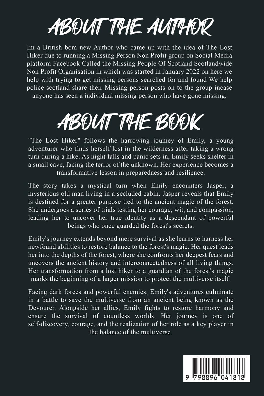 Rückseitencover THE LOST HIKER