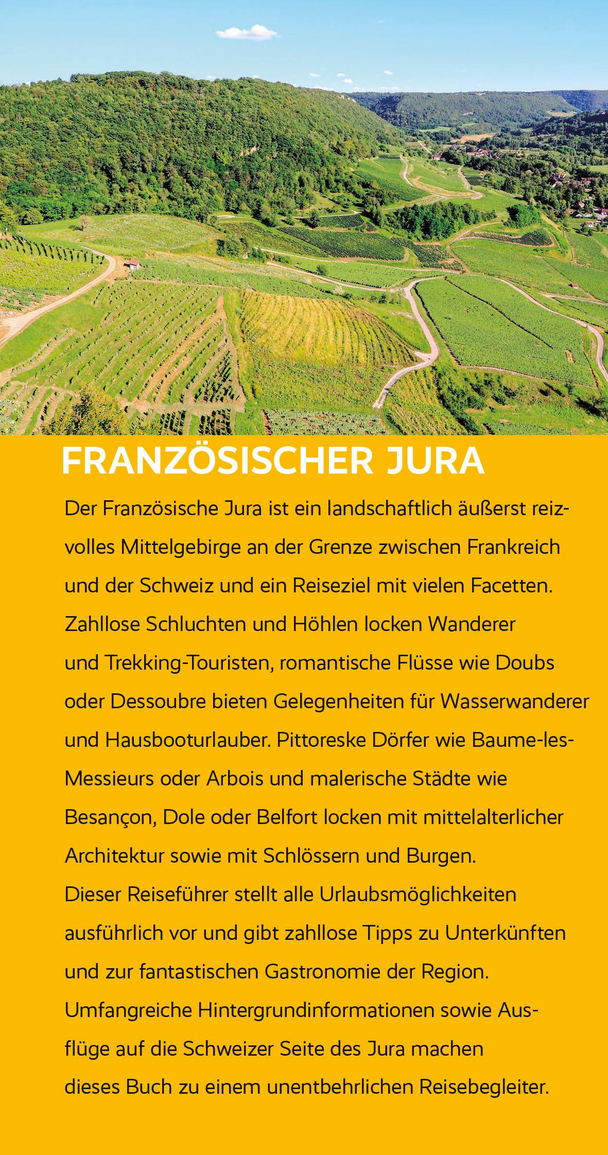 Beispielinhalt (Bild) TRESCHER Reiseführer Französischer Jura