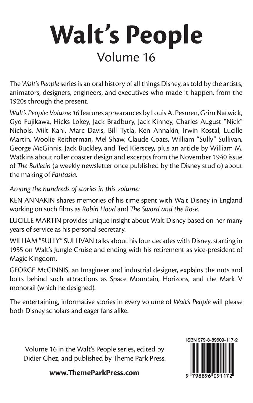 Rückseitencover Walt's People