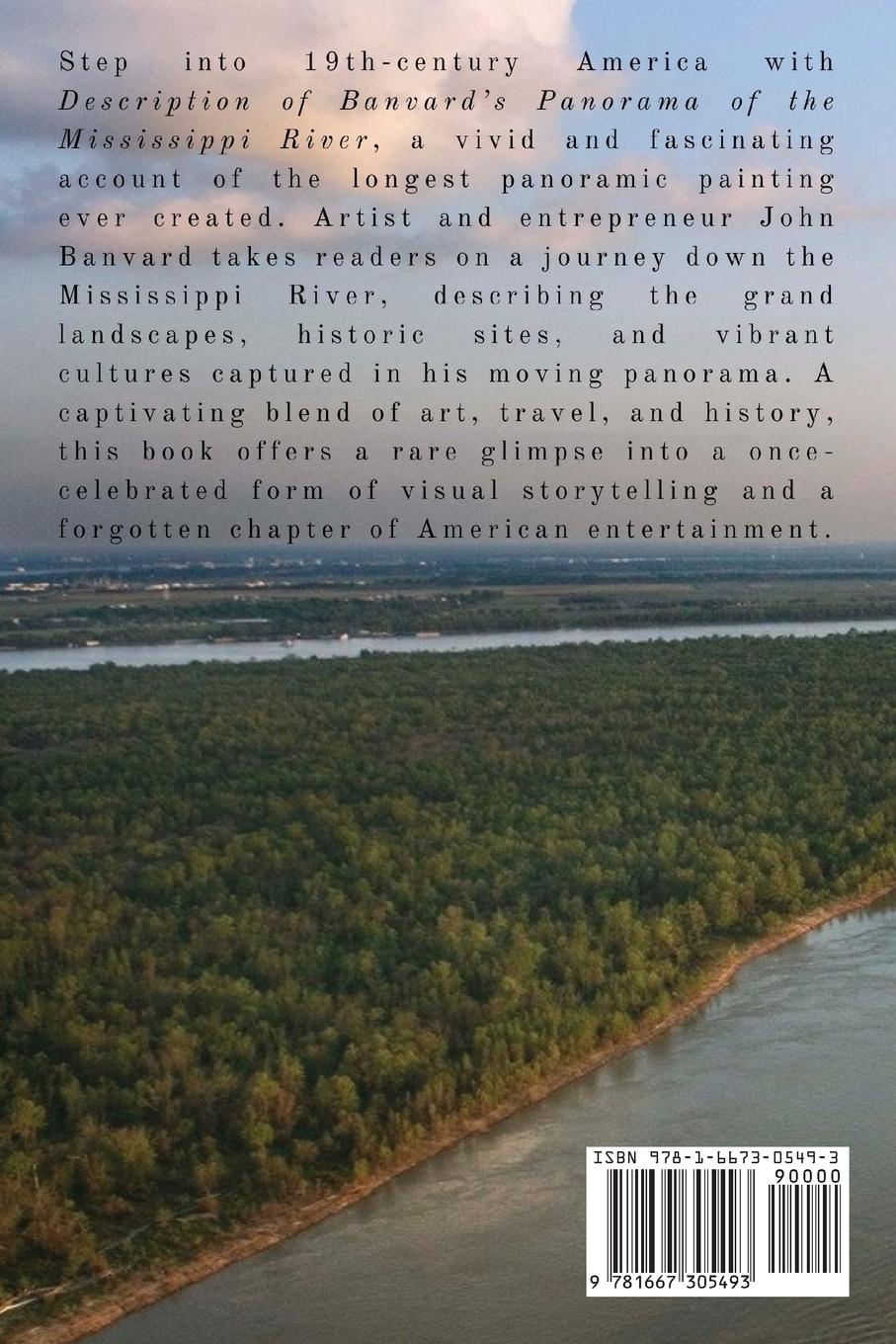 Rückseitencover Description of Banvard's Panorama of the Mississippi River