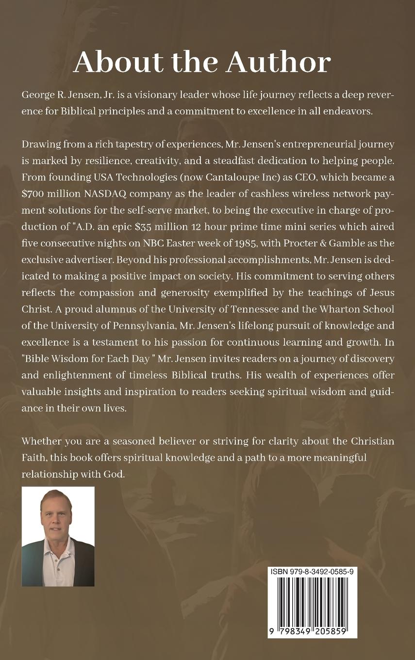 Rückseitencover Bible Wisdom for Each Day