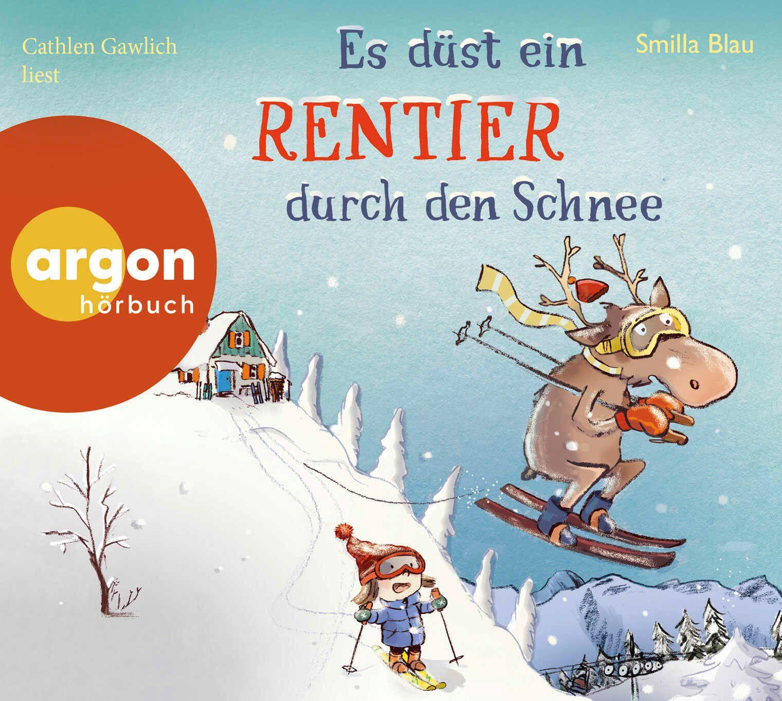 Vorderes Coverbild Es düst ein Rentier durch den Schnee