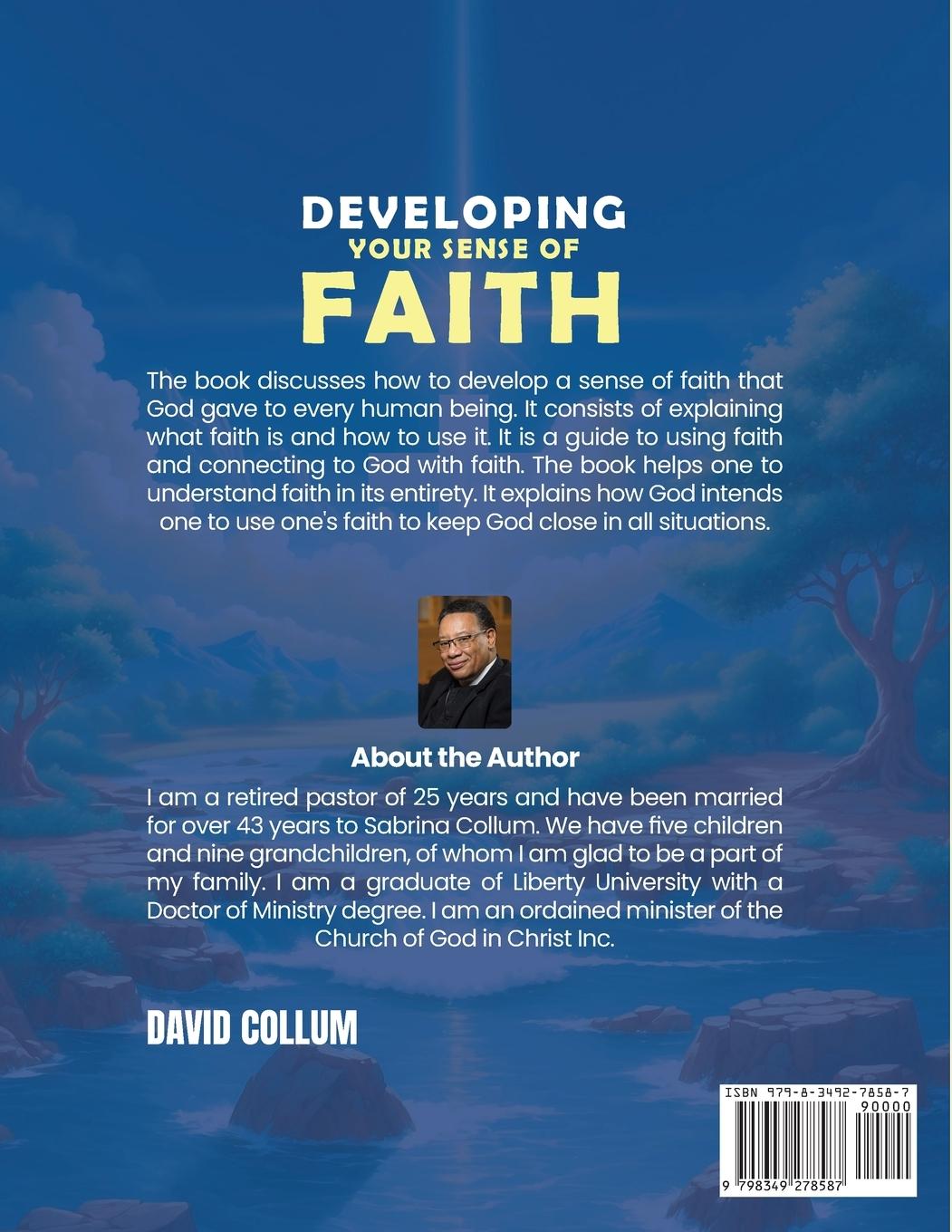 Rückseitencover Developing Your Sense Of Faith