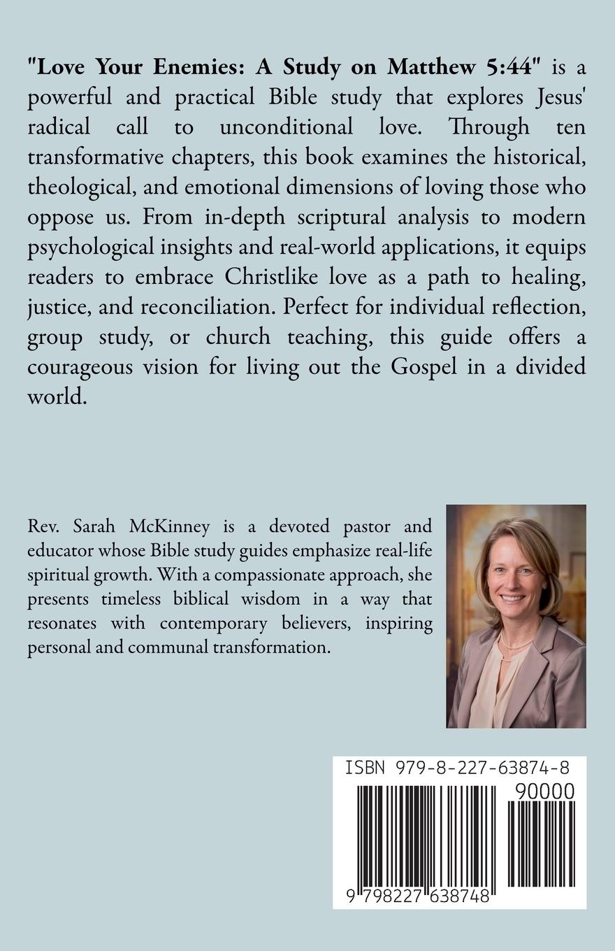 Rückseitencover Love Your Enemies