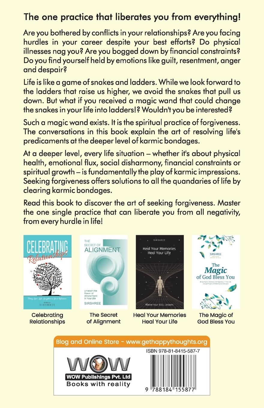 Rückseitencover Seek Forgiveness And Be Free