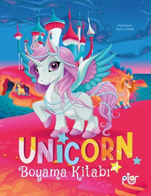 Vorderes Coverbild Unicorn Boyama Kitabi