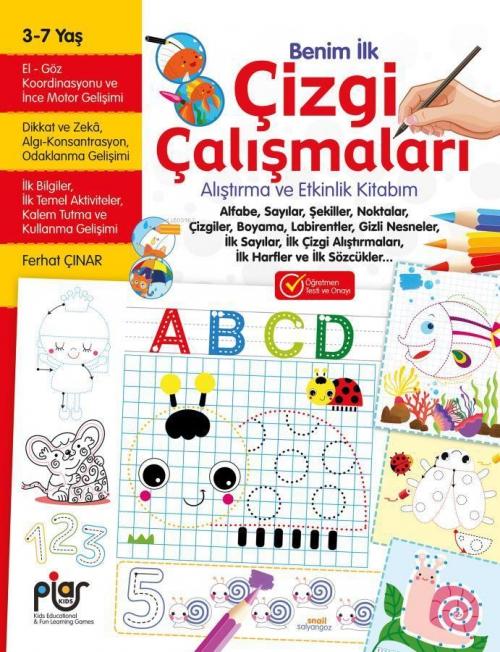 Vorderes Coverbild Benim Ilk Cizgi Calismalari Alistirma ve Etkinlik Kitabim