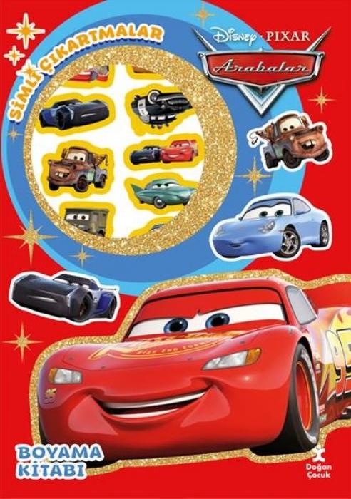 Vorderes Coverbild Disney Arabalar Star Simli Cikartmali Boyama Kitabi