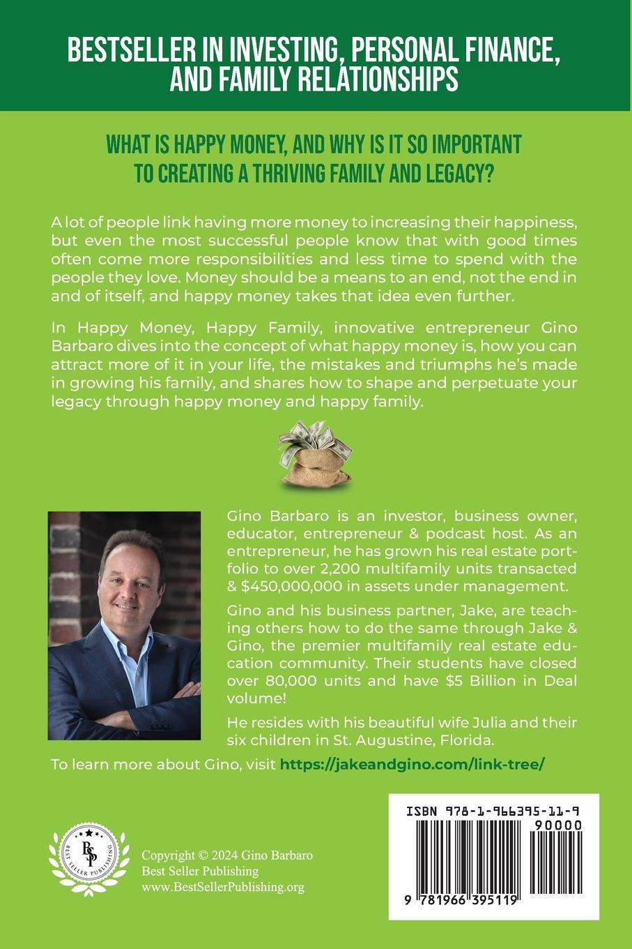 Rückseitencover Happy Money Happy Family Happy Legacy
