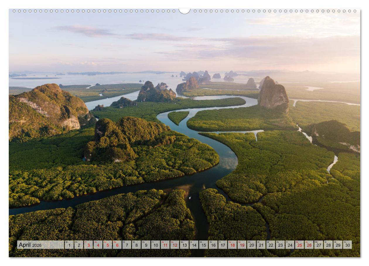 Beispielinhalt (Bild) Magische Natur - Unsere schöne Welt (Wandkalender 2026 DIN A2 quer), CALVENDO Monatskalender