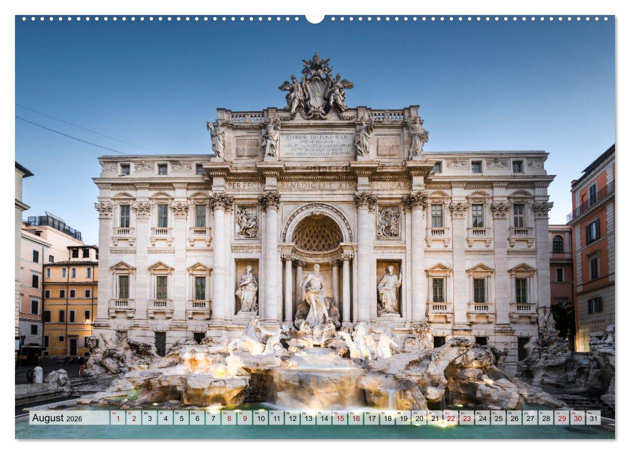 Beispielinhalt (Bild) Rom - die ewige Stadt - Matteo Colombo (hochwertiger Premium Wandkalender 2026 DIN A2 quer), Kunstdruck in Hochglanz
