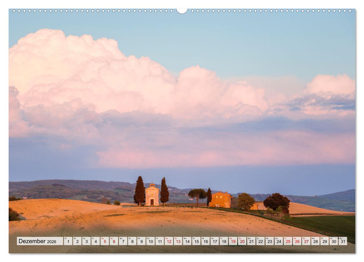 Beispielinhalt (Bild) Toskana - Emotionen aus dem Bel Paese (Wandkalender 2026 DIN A2 quer), CALVENDO Monatskalender