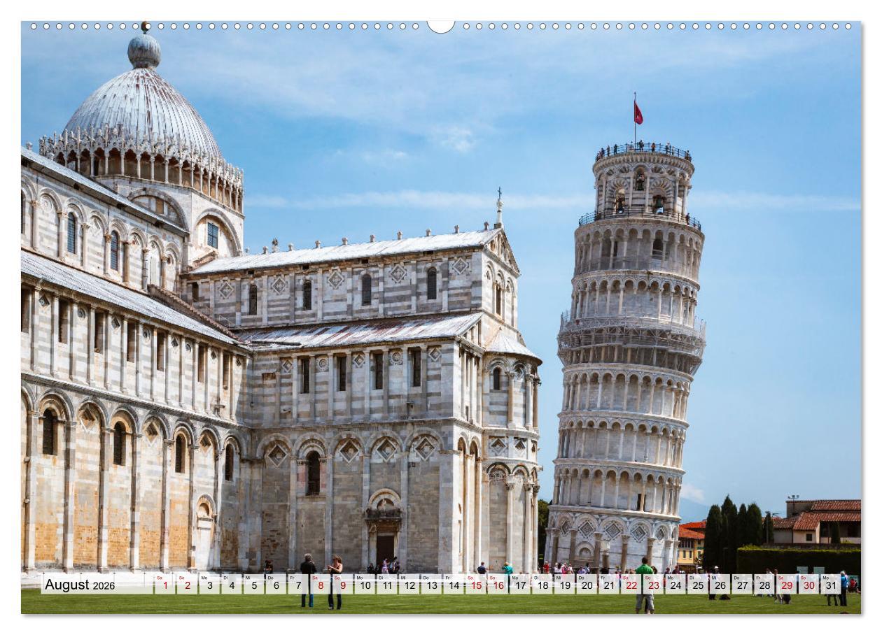 Beispielinhalt (Bild) Toskana - Emotionen aus dem Bel Paese (Wandkalender 2026 DIN A2 quer), CALVENDO Monatskalender