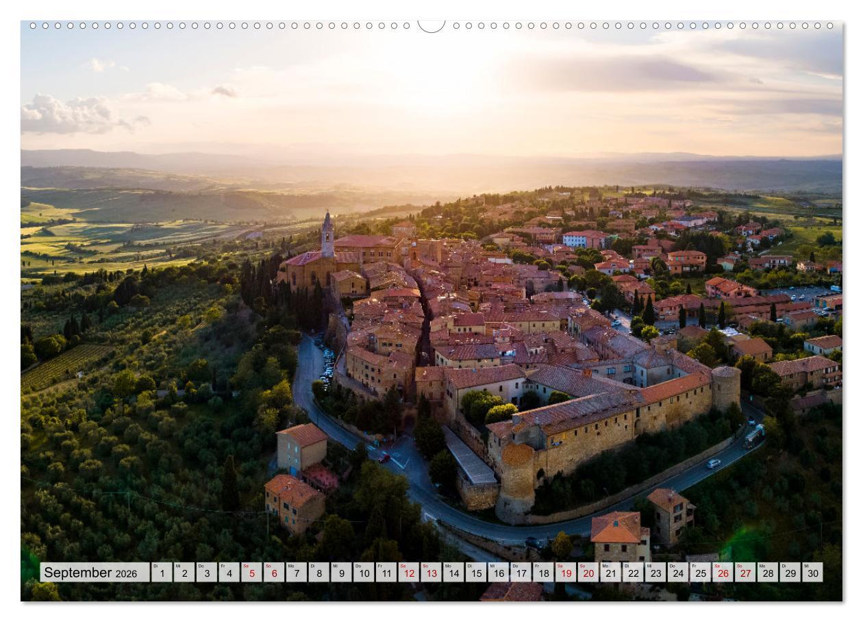 Beispielinhalt (Bild) Toskana - Emotionen aus dem Bel Paese (Wandkalender 2026 DIN A2 quer), CALVENDO Monatskalender