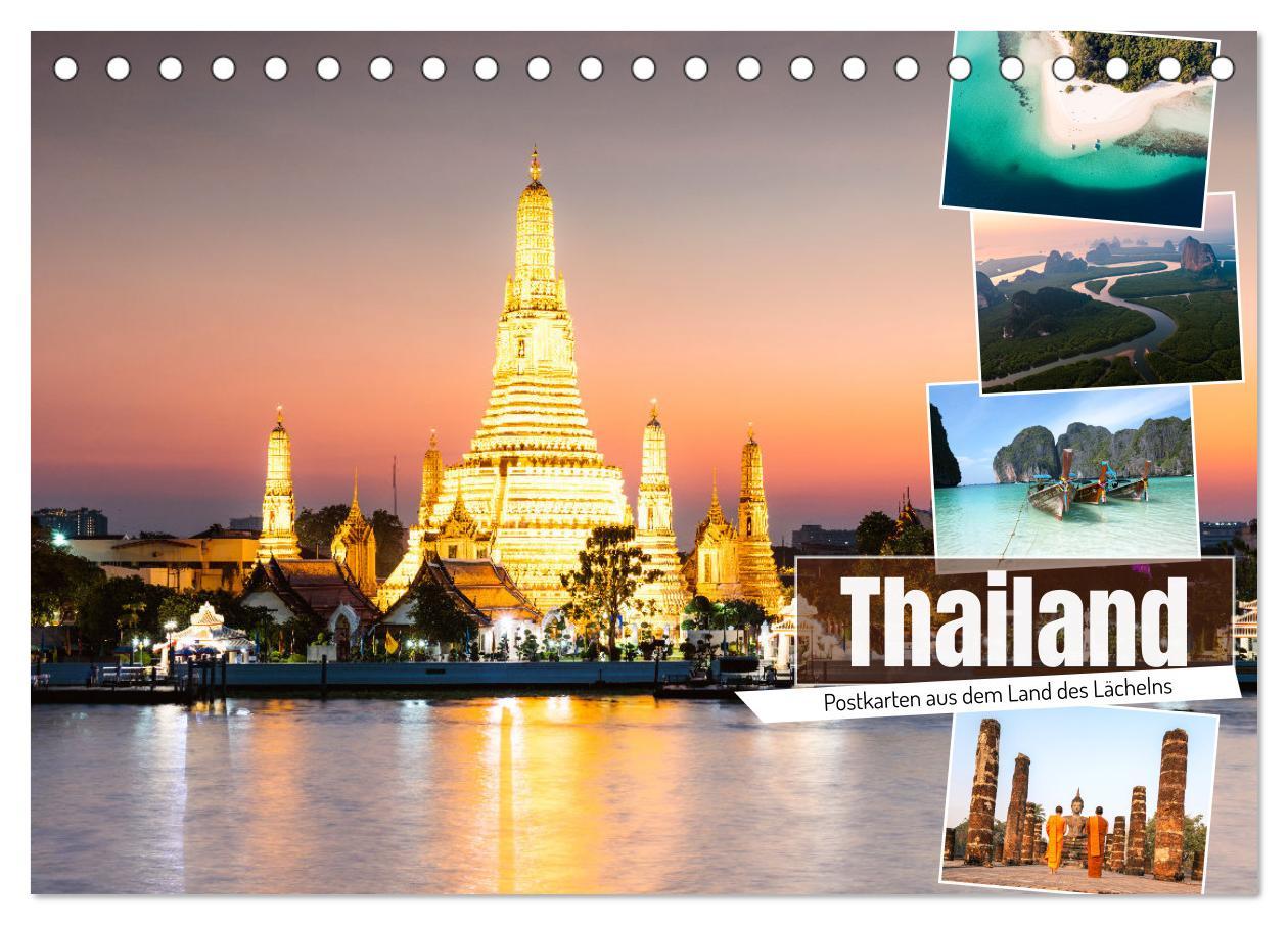 Vorderes Coverbild Thailand - Postkarten aus dem Land des Lächelns (Tischkalender 2026 DIN A5 quer), CALVENDO Monatskalender