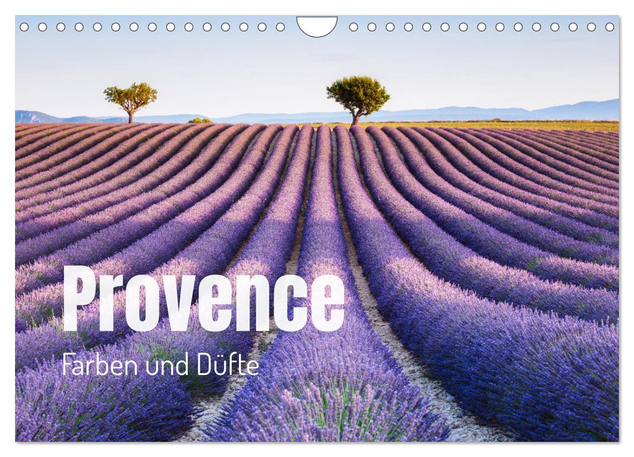 Vorderes Coverbild Provence - Farben und Düfte (Wandkalender 2026 DIN A4 quer), CALVENDO Monatskalender
