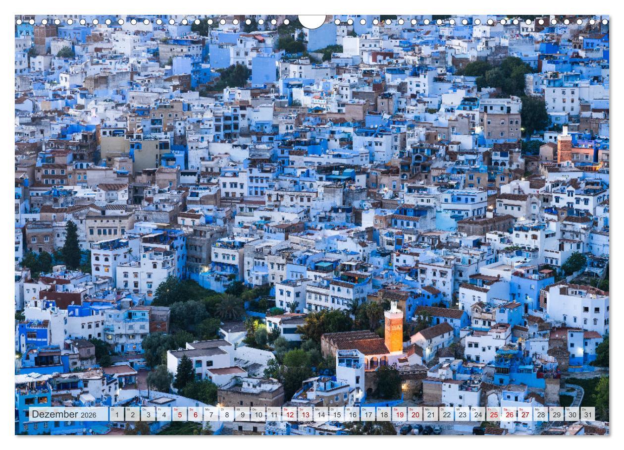 Beispielinhalt (Bild) Marokko - Wahrzeichen und Kultur (Wandkalender 2026 DIN A3 quer), CALVENDO Monatskalender