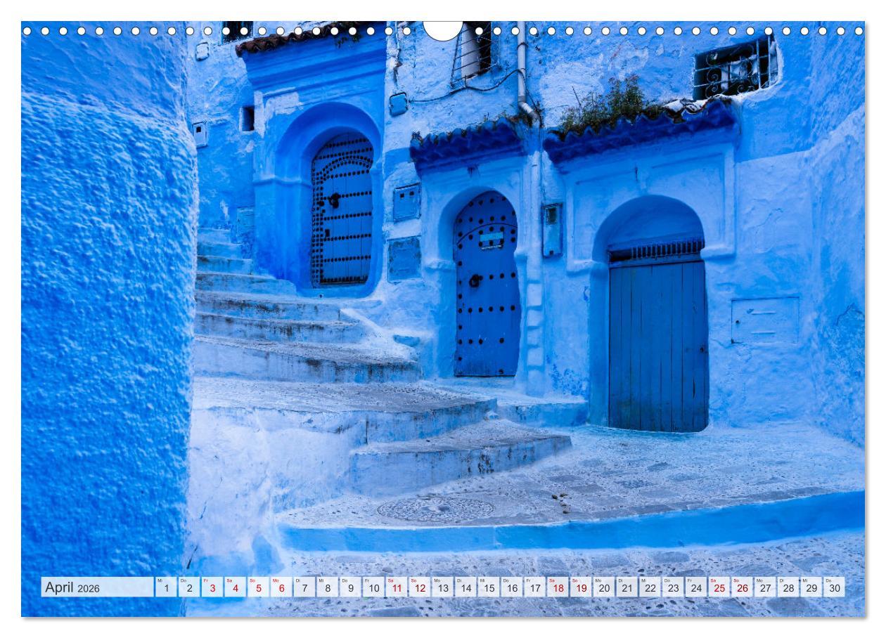 Beispielinhalt (Bild) Marokko - Wahrzeichen und Kultur (Wandkalender 2026 DIN A3 quer), CALVENDO Monatskalender