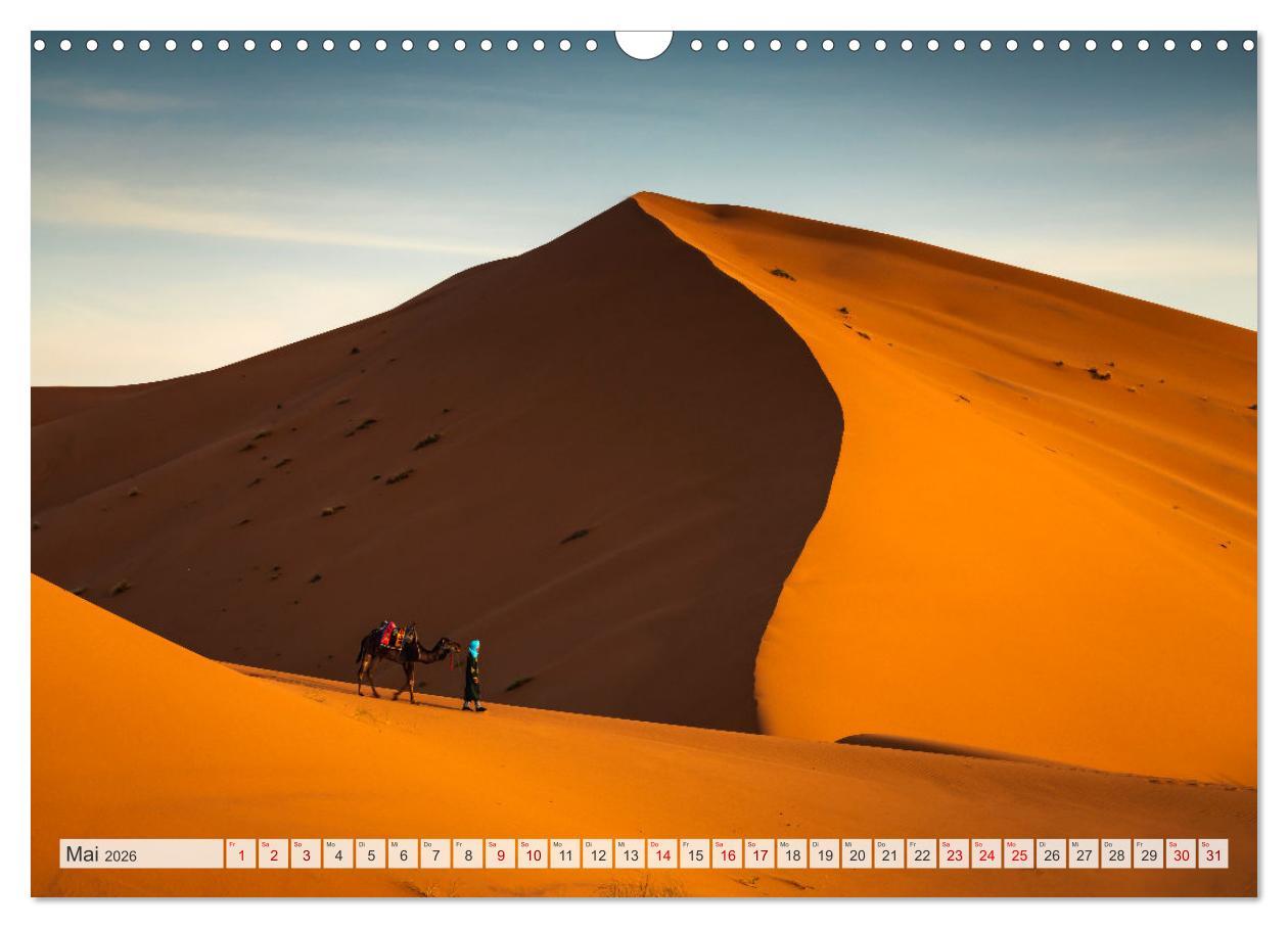 Beispielinhalt (Bild) Marokko - Wahrzeichen und Kultur (Wandkalender 2026 DIN A3 quer), CALVENDO Monatskalender
